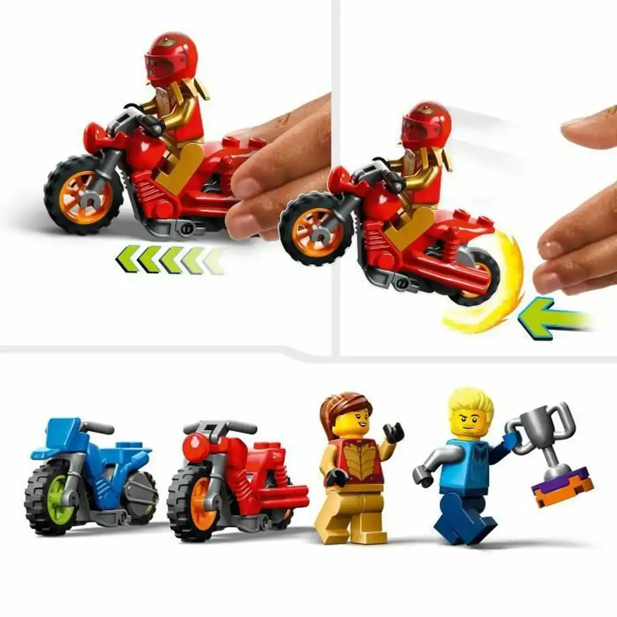 Playset lego city stuntz_4872. DIAYTAR COTE D'IVOIRE - Votre Destination pour un Shopping Réfléchi. Découvrez notre gamme variée et choisissez des produits qui correspondent à vos valeurs et à votre style de vie.