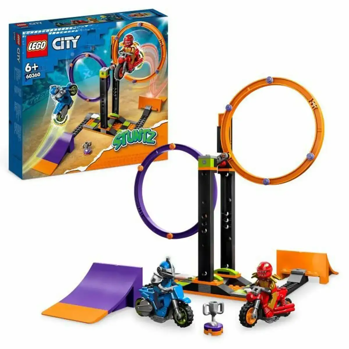 Playset lego city stuntz_5719. Découvrez DIAYTAR COTE D'IVOIRE - Où l'Élégance Rencontre la Variété. Parcourez notre collection et trouvez des trésors cachés qui ajoutent une touche de sophistication à votre vie quotidienne.