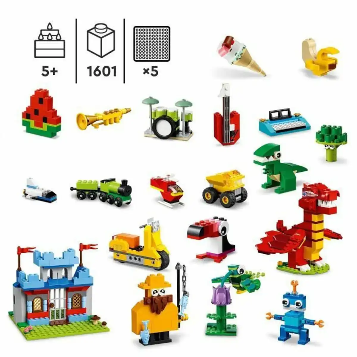 Playset lego classic 11020_5276. DIAYTAR COTE D'IVOIRE - L'Art de Choisir, l'Art de Vivre. Parcourez notre boutique en ligne et découvrez des produits qui transforment chaque choix en une expérience enrichissante.