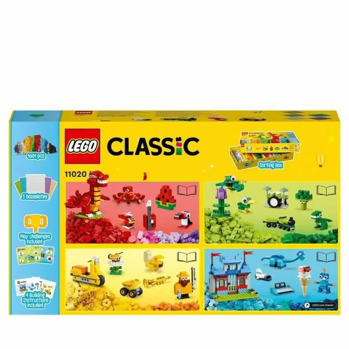 Playset lego classic 11020_8145. DIAYTAR COTE D'IVOIRE - Où Choisir est un Acte de Création. Naviguez à travers notre plateforme et choisissez des produits qui complètent votre histoire personnelle.