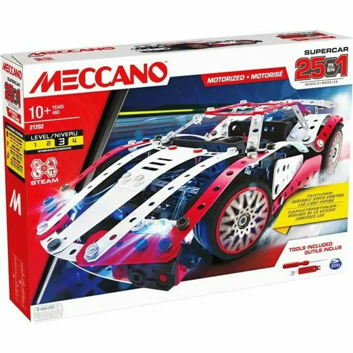 Playset meccano supercar 347 pieces_7511. DIAYTAR COTE D'IVOIRE - Votre Passage vers la Découverte. Explorez notre boutique en ligne pour trouver des trésors qui vous attendent, du traditionnel à l'avant-garde.