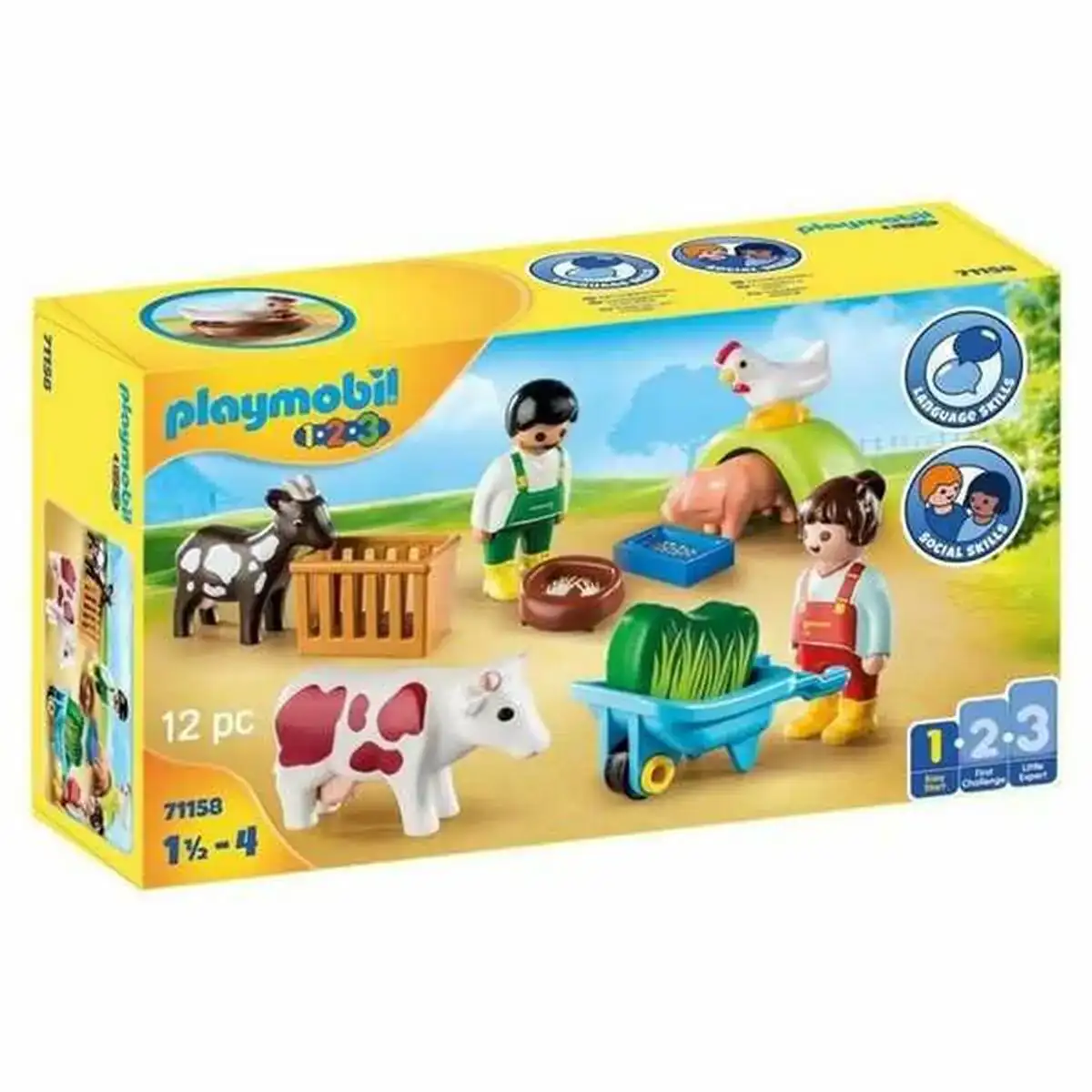 Playset playmobil 1 2 3 fun in the farm 71158 12 pieces_6498. Bienvenue chez DIAYTAR COTE D'IVOIRE - Où le Shopping Rencontre la Qualité. Explorez notre sélection soigneusement conçue et trouvez des produits qui définissent le luxe abordable.