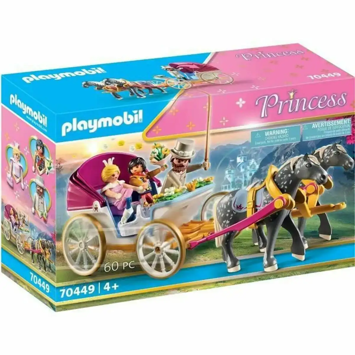 Playset playmobil 70449 princesse caleche magique_1785. DIAYTAR COTE D'IVOIRE - Où Choisir est une Découverte. Parcourez notre catalogue et trouvez des articles qui éveillent votre curiosité et enrichissent votre expérience shopping.