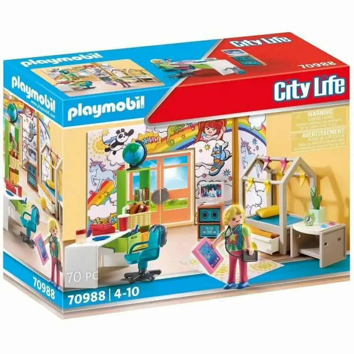 Playset playmobil 70988 chambre adolescents_9794. Entrez dans l'Univers de DIAYTAR COTE D'IVOIRE - Où Choisir est un Plaisir. Explorez notre gamme variée et trouvez des articles qui parlent à votre cœur et à votre style.