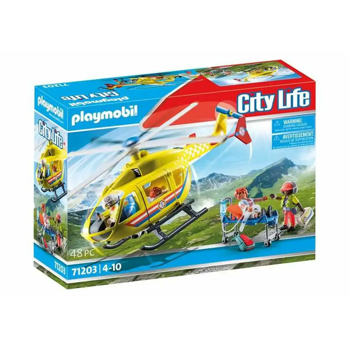 Playset playmobil 71203 city life rescue helicopter 48 pieces_9758. DIAYTAR COTE D'IVOIRE - Votre Passage vers le Raffinement. Plongez dans notre univers de produits exquis et choisissez des articles qui ajoutent une touche de sophistication à votre vie.