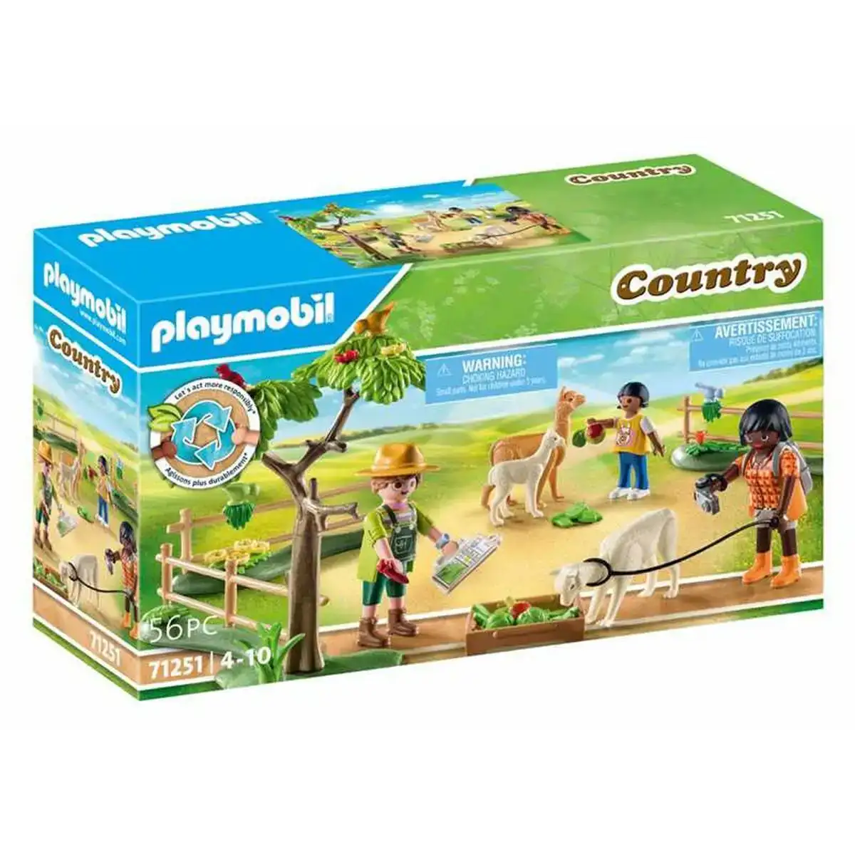 Playset playmobil 71251 country walk with alpaca 56 pieces_9595. DIAYTAR COTE D'IVOIRE - Où Choisir est une Célébration. Découvrez notre sélection de produits qui représentent la diversité et la joie du Côte d'Ivoire, à chaque étape de votre vie.