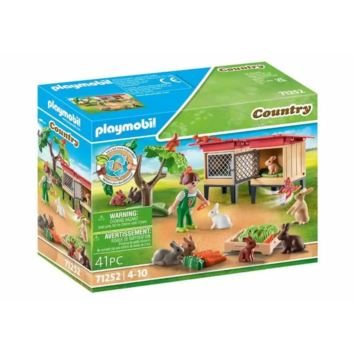 Playset playmobil 71252 country rabbit hutch 41 pieces_4953. Bienvenue sur DIAYTAR COTE D'IVOIRE - Où le Shopping est une Affaire Personnelle. Découvrez notre sélection et choisissez des produits qui reflètent votre unicité et votre individualité.