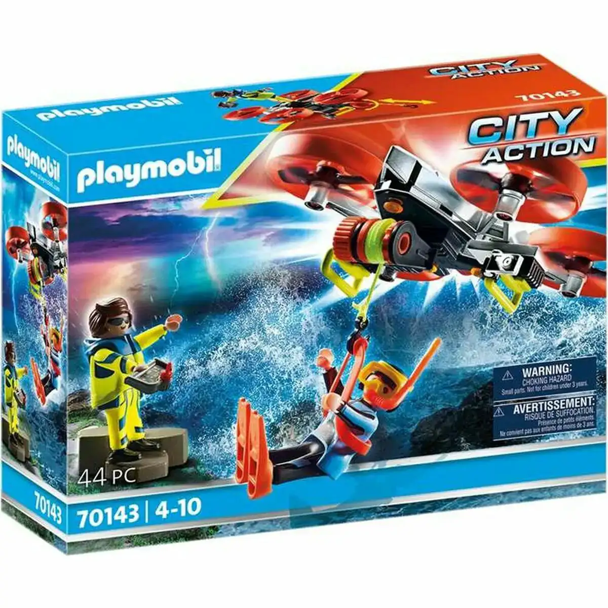 Playset playmobil city action rescue diver with rescue drone 70143 44 pcs _3001. Bienvenue chez DIAYTAR COTE D'IVOIRE - Là où les Désirs Prendent Vie. Explorez notre boutique en ligne et laissez-vous séduire par des articles qui font écho à vos aspirations et à votre style unique.