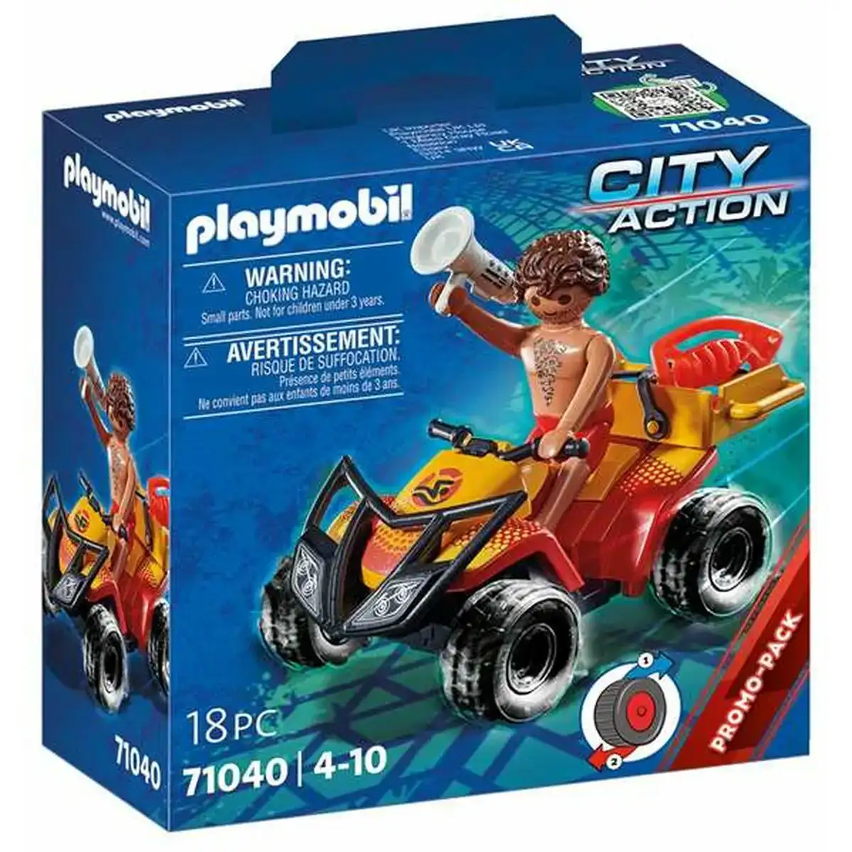 Playset playmobil city action rescue quad 18 pieces 71040_6772. DIAYTAR COTE D'IVOIRE - Où Choisir Devient une Expression de Soi. Découvrez notre boutique en ligne et trouvez des articles qui révèlent votre personnalité et votre style.