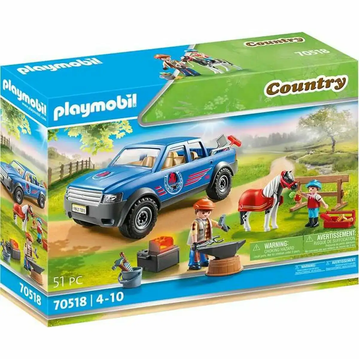Playset playmobil country herrador 70518_3280. DIAYTAR COTE D'IVOIRE - Votre Compagnon Shopping, Votre Style Unique. Explorez notre boutique en ligne pour dénicher des trésors qui expriment qui vous êtes, de la mode à la maison.