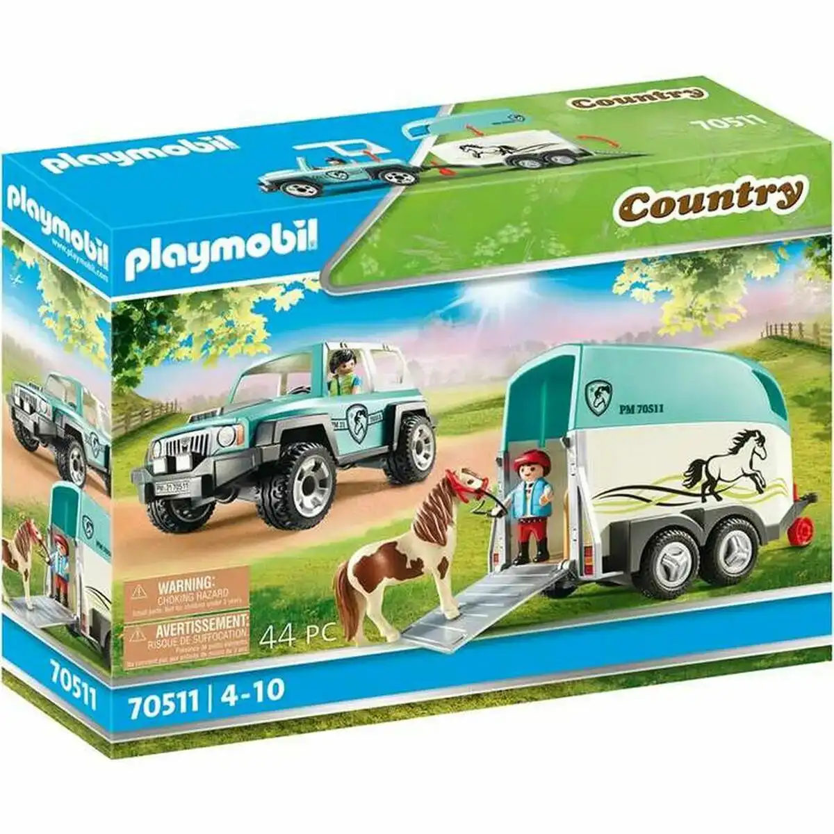 Playset playmobil country poney remorque 70511 44 pcs _3997. DIAYTAR COTE D'IVOIRE - Là où l'Élégance Devient un Mode de Vie. Naviguez à travers notre gamme et choisissez des produits qui apportent une touche raffinée à votre quotidien.