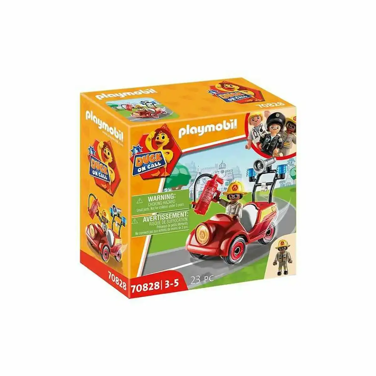 Playset playmobil duck on call 70828 voiture sapeur pompier mini 23 pcs _1110. Bienvenue chez DIAYTAR COTE D'IVOIRE - Où Chaque Objet a son Histoire. Découvrez notre sélection méticuleuse et choisissez des articles qui racontent l'âme du Côte d'Ivoire.