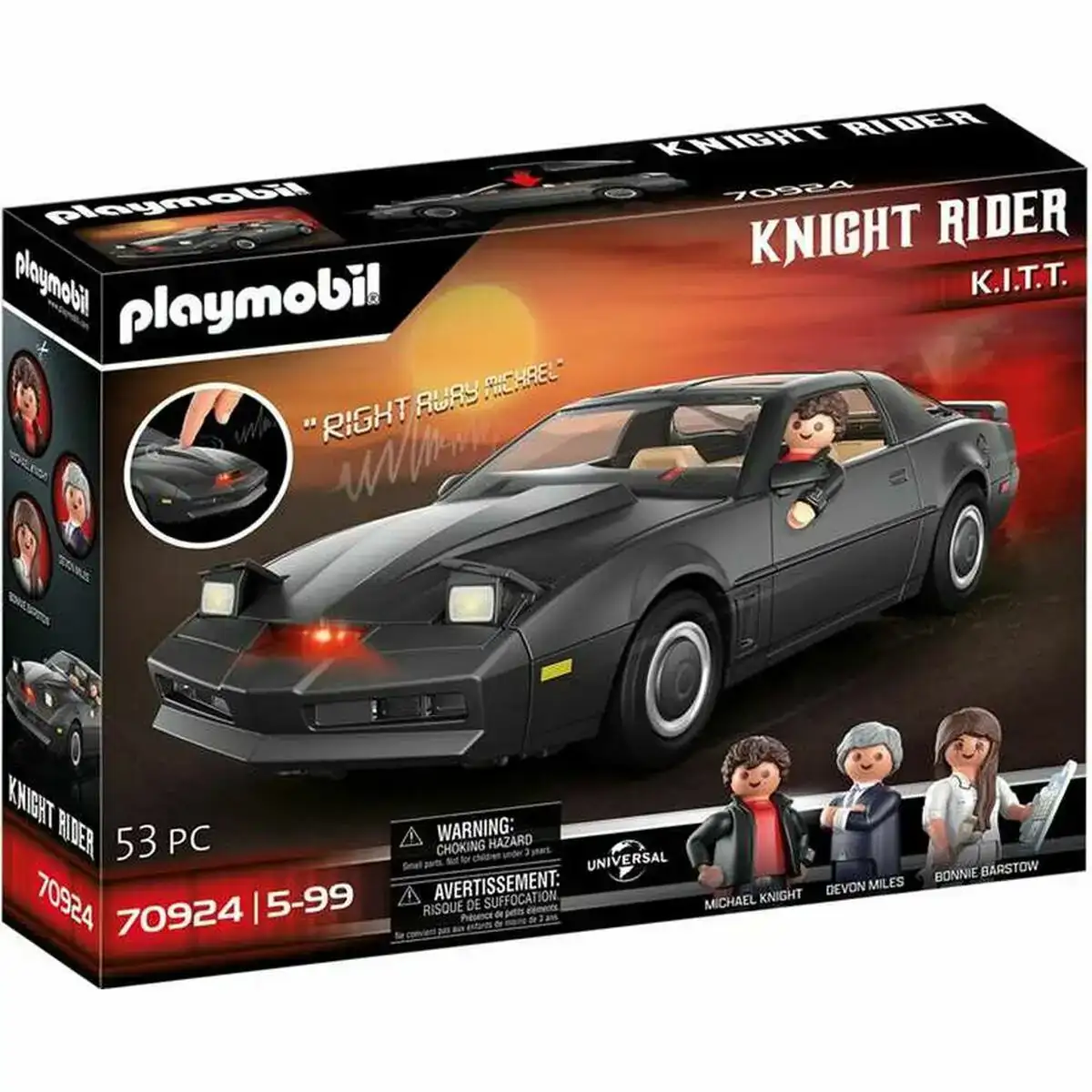 Playset playmobil knight rider the fantastic car 70924_6586. DIAYTAR COTE D'IVOIRE - Votre Source de Trésors Culturels. Naviguez à travers notre catalogue et trouvez des articles qui mettent en avant la richesse de la culture sénégalaise.