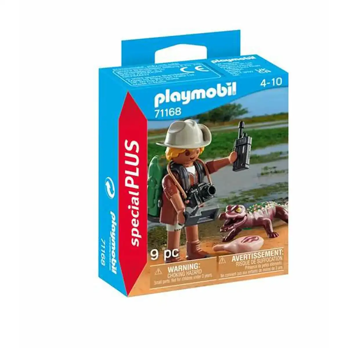 Playset playmobil special plus researcher with alligator 71168 9 pieces_7691. DIAYTAR COTE D'IVOIRE - Là où Chaque Produit Est une Trouvaille. Parcourez notre catalogue diversifié et découvrez des articles qui enrichiront votre quotidien, du pratique à l'insolite.