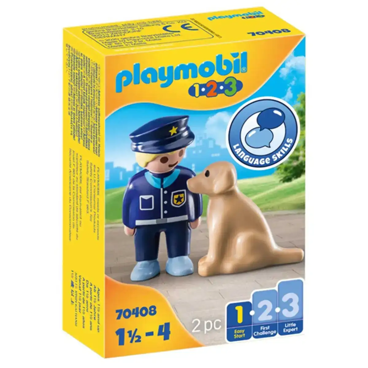 Playset police with dog 1 easy starter playmobil 70408 2 pcs _4862. DIAYTAR COTE D'IVOIRE - Là où Chaque Produit a son Histoire. Découvrez notre gamme de produits, chacun portant en lui le récit de l'artisanat et de la passion, pour vous offrir une expérience de shopping authentique.