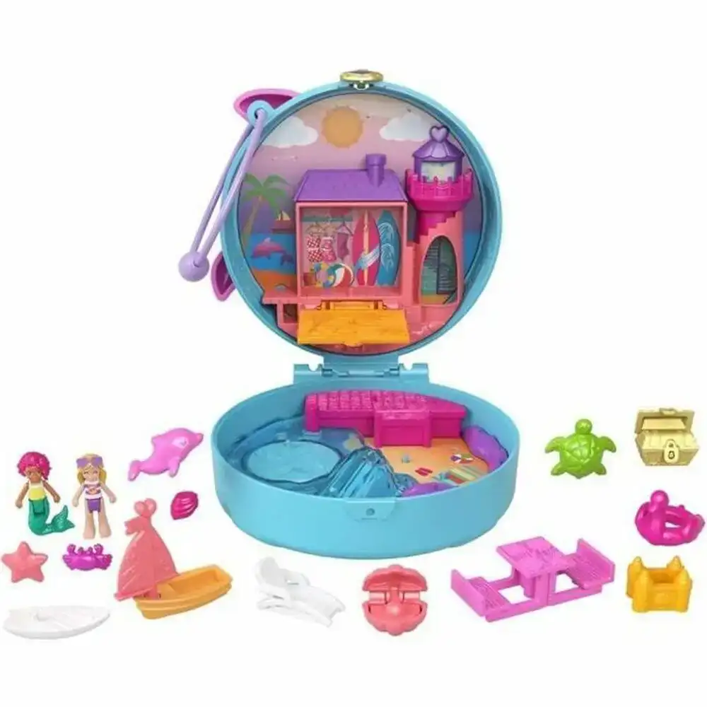 Playset polly pocket dolphin beach box _8741. DIAYTAR COTE D'IVOIRE - Votre Portail vers l'Extraordinaire. Parcourez nos collections et découvrez des produits qui vous emmènent au-delà de l'ordinaire, créant une expérience de shopping mémorable.