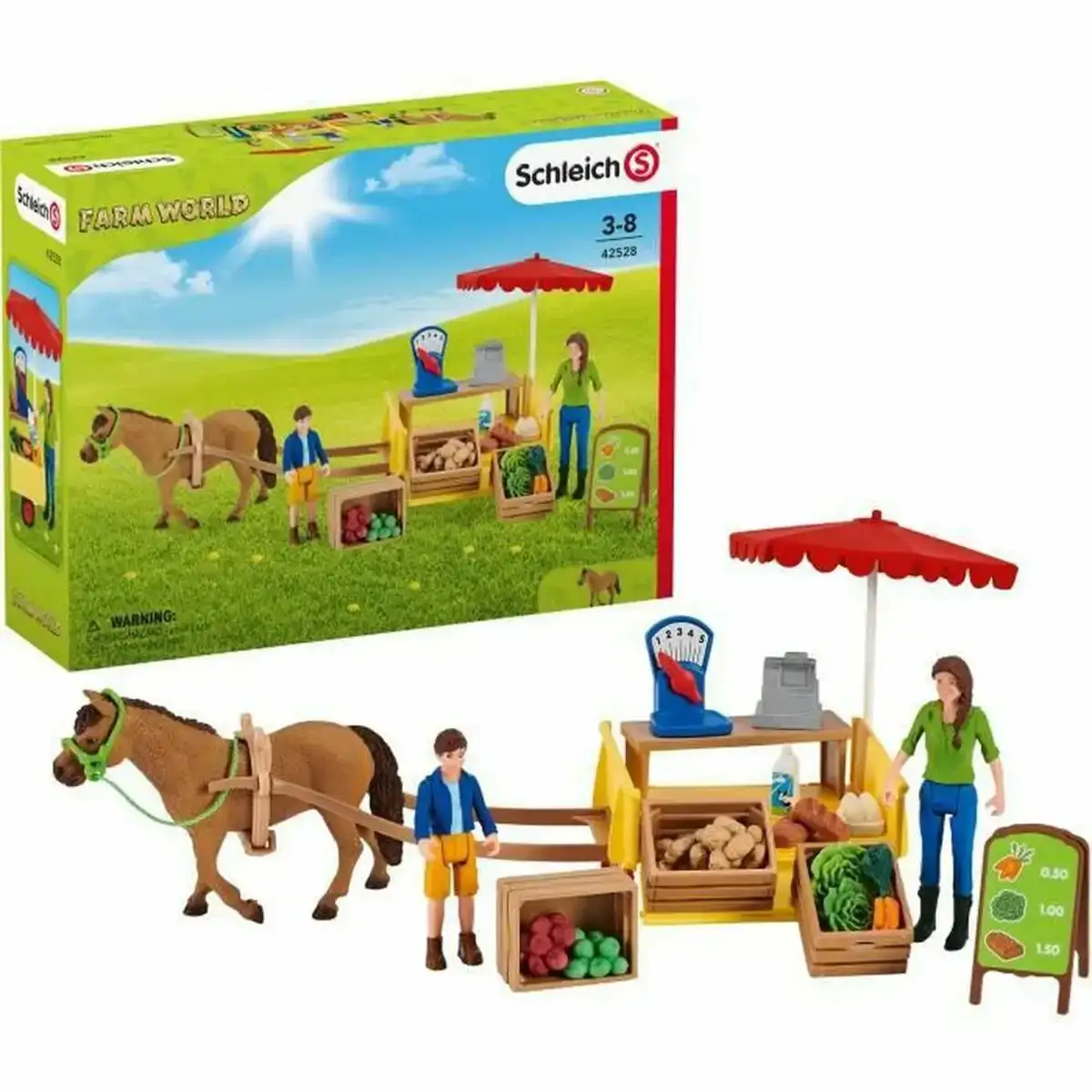 Playset schleich mobile farm stall_4449. Bienvenue sur DIAYTAR COTE D'IVOIRE - Où Choisir est un Voyage Sensoriel. Plongez dans notre catalogue et trouvez des produits qui éveillent vos sens et embellissent votre quotidien.