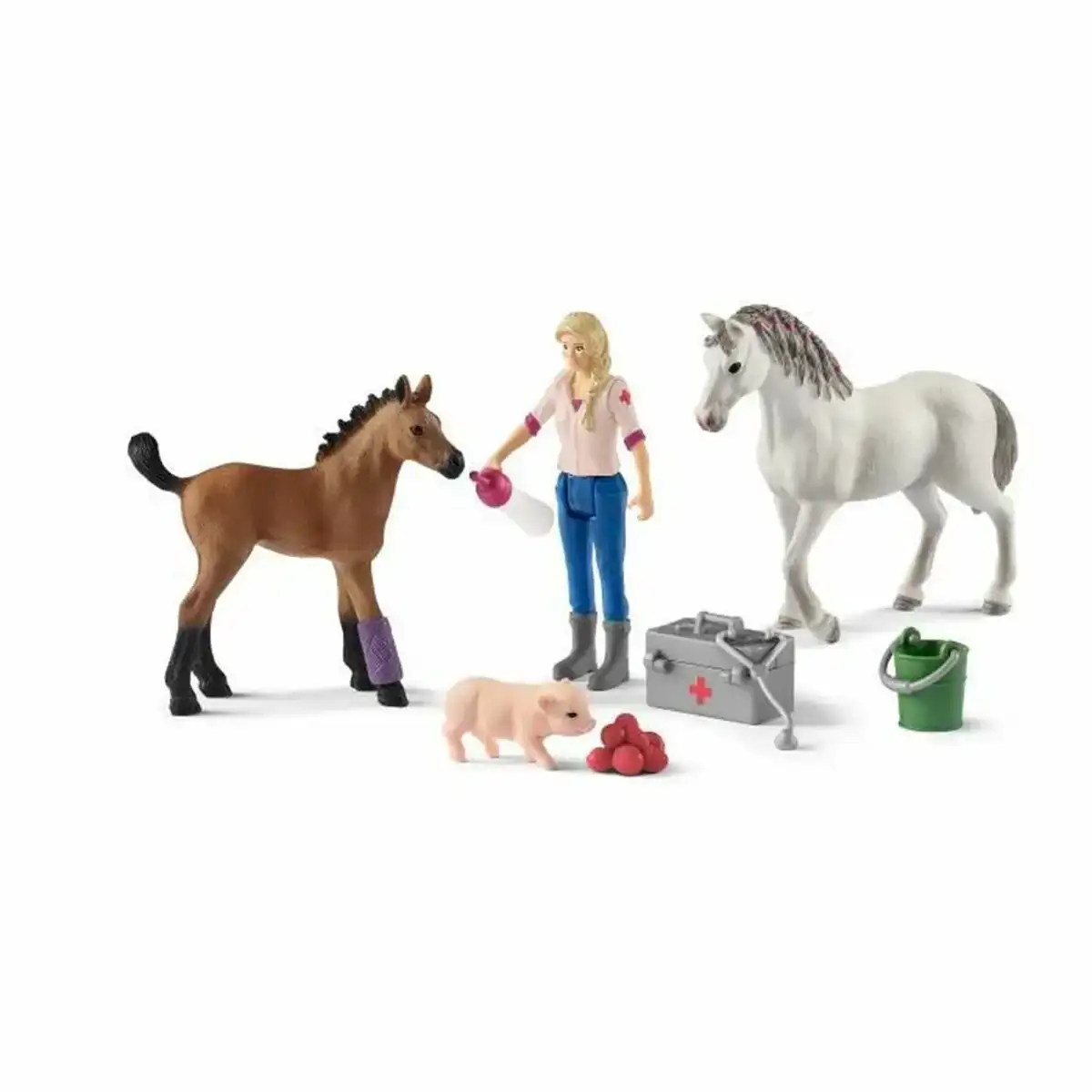 Playset schleich vet visiting mare and foal cheval plastique_3967. DIAYTAR COTE D'IVOIRE - Où Chaque Sélection Vous Parle. Parcourez nos catégories et découvrez des produits qui reflètent vos passions et vos besoins, pour un shopping personnel et inspirant.