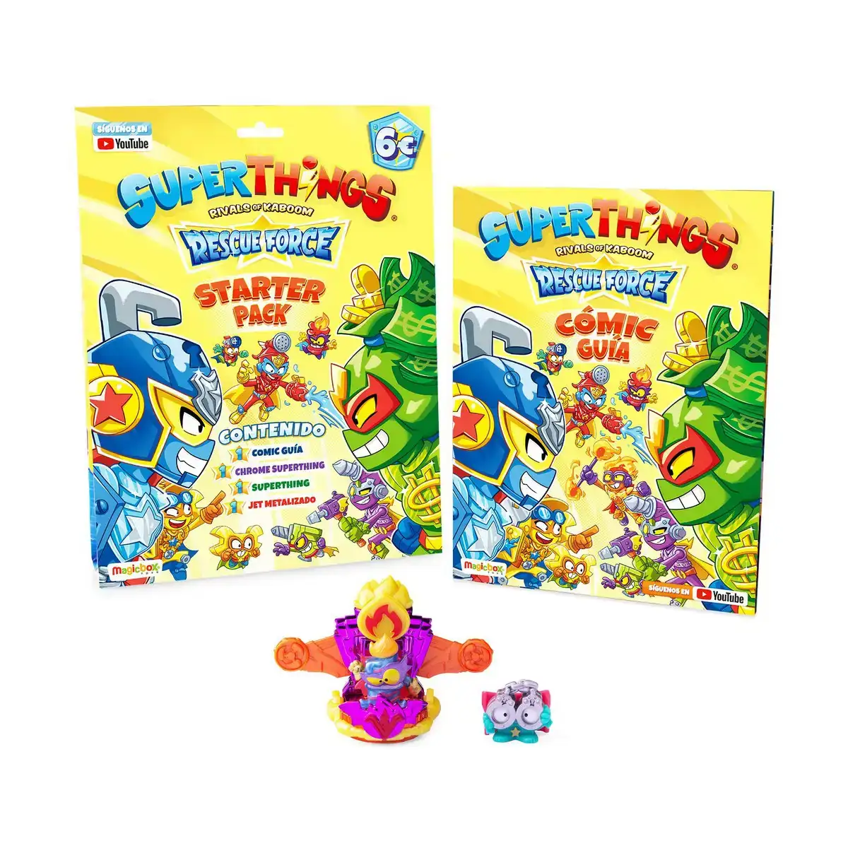 Playset SuperThings Rescue Force Starter Pack & Comic 31 x 24,5 x 5 cm