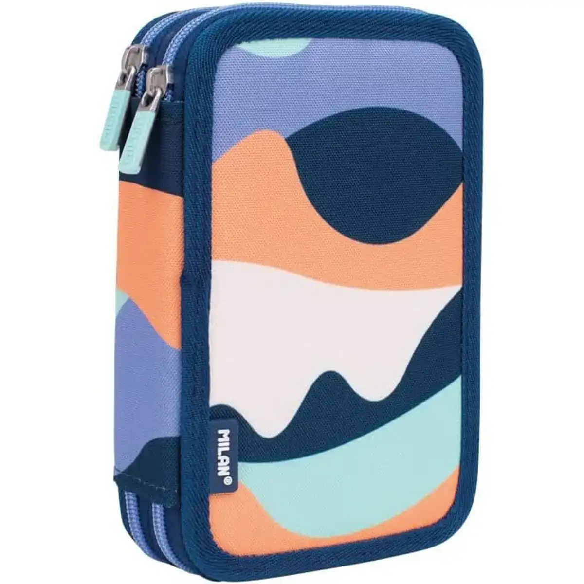 Plumier double milan the fun bleu 19 5 x 13 x 5 cm _5762. DIAYTAR COTE D'IVOIRE - L'Écrin de Vos Désirs Shopping. Parcourez notre boutique en ligne et explorez des produits minutieusement choisis pour répondre à vos envies les plus exigeantes.