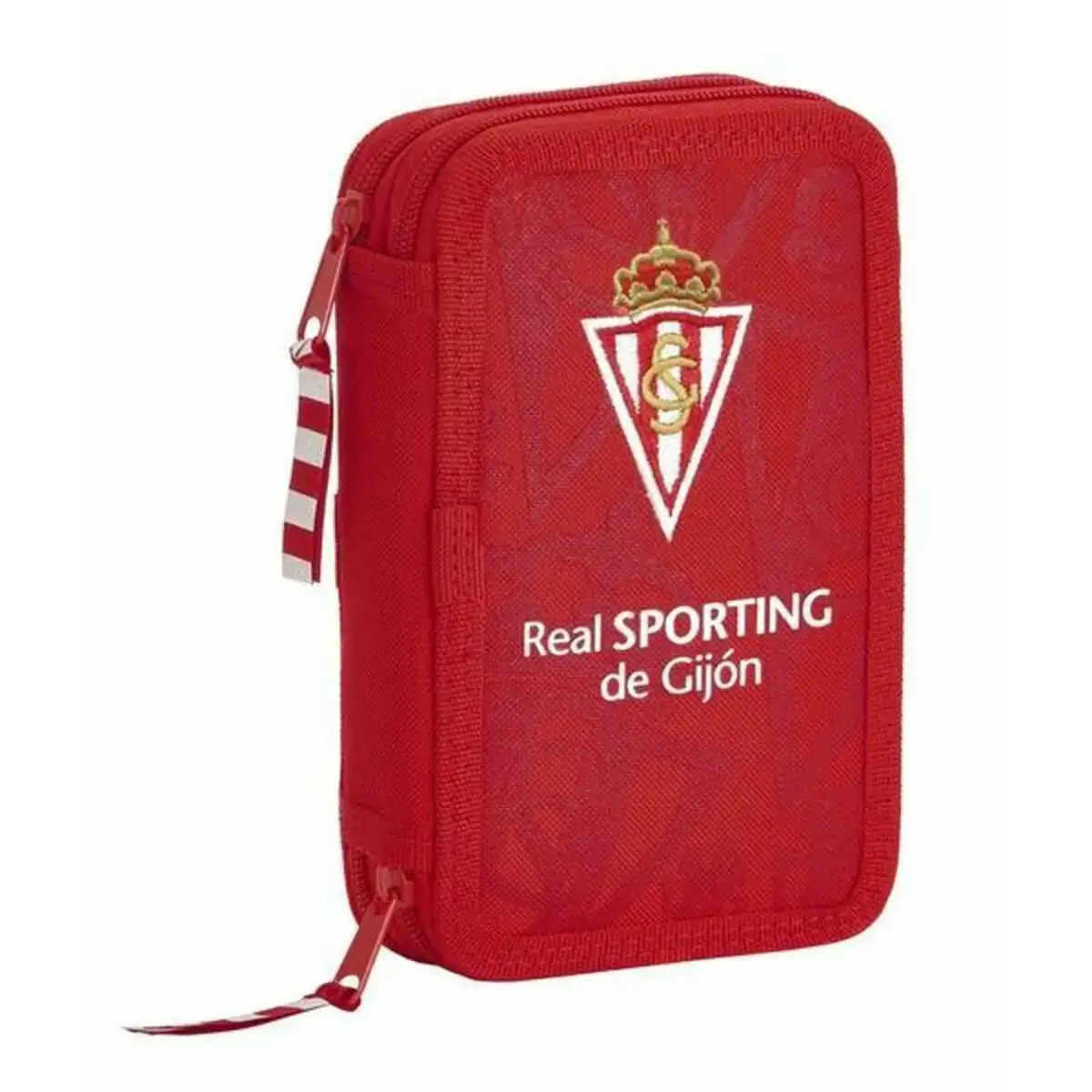 Plumier double real sporting de gijon rouge sportif 28 pieces 12 5 x 19 5 x 4 cm_7619. DIAYTAR COTE D'IVOIRE - L'Art de Vivre l'Excellence au Quotidien. Explorez notre gamme et choisissez des produits qui ajoutent une note de prestige à votre vie.