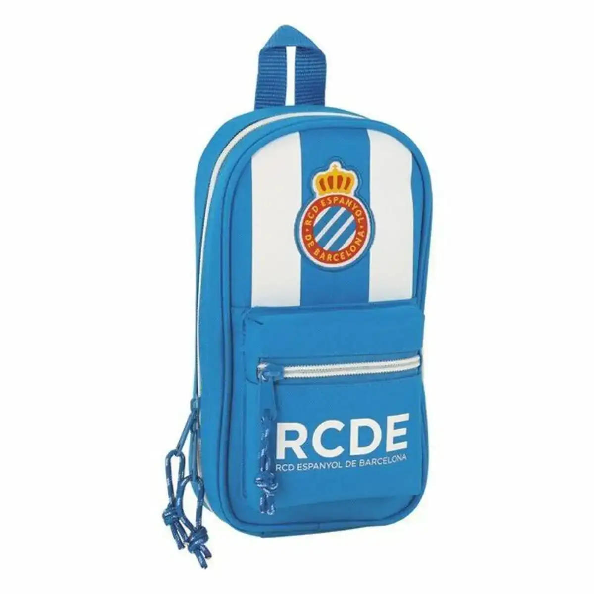 Plumier sac a dos rcd espanyol bleu blanc_9538. DIAYTAR COTE D'IVOIRE - Là où Chaque Achat a du Sens. Explorez notre gamme et choisissez des produits qui racontent une histoire, du traditionnel au contemporain.