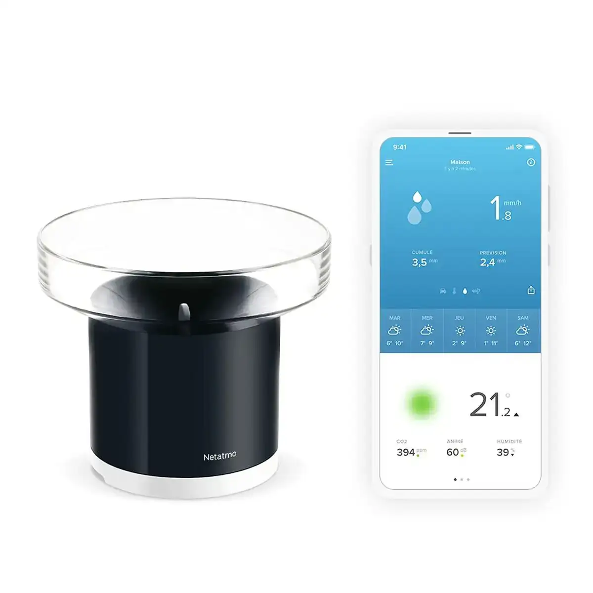 Pluviometre netatmo nrg01 ww reconditionne b _6072. Bienvenue chez DIAYTAR COTE D'IVOIRE - Où le Shopping Devient un Voyage. Explorez notre plateforme pour dénicher des produits uniques, racontant l'histoire et l'âme du Côte d'Ivoire.