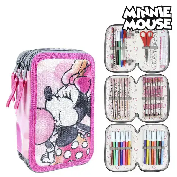 Pochette a crayons triple giotto minnie mouse 43 pcs rose_9467. DIAYTAR COTE D'IVOIRE - L'Écrin de Vos Désirs Shopping. Parcourez notre boutique en ligne et explorez des produits minutieusement choisis pour répondre à vos envies les plus exigeantes.