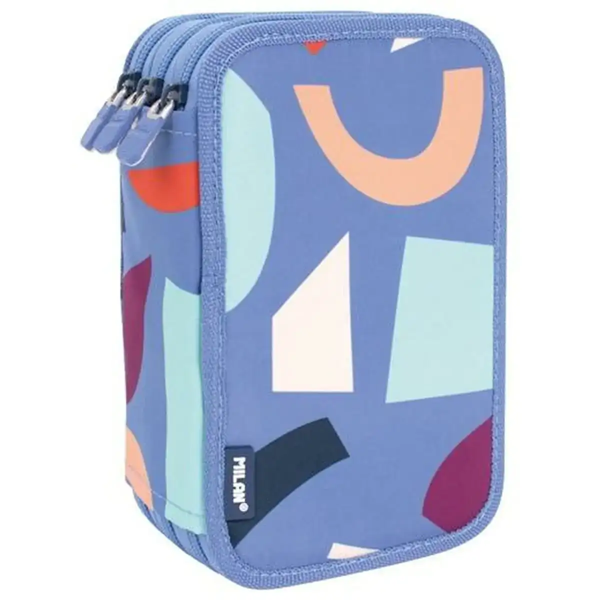 Pochette a crayons triple milan animals bleu 19 5 x 13 x 7 5 cm_3189. DIAYTAR COTE D'IVOIRE - Où Choisir est une Célébration de l'Artisanat. Explorez notre boutique en ligne et choisissez des articles qui incarnent l'art et le savoir-faire du Côte d'Ivoire.