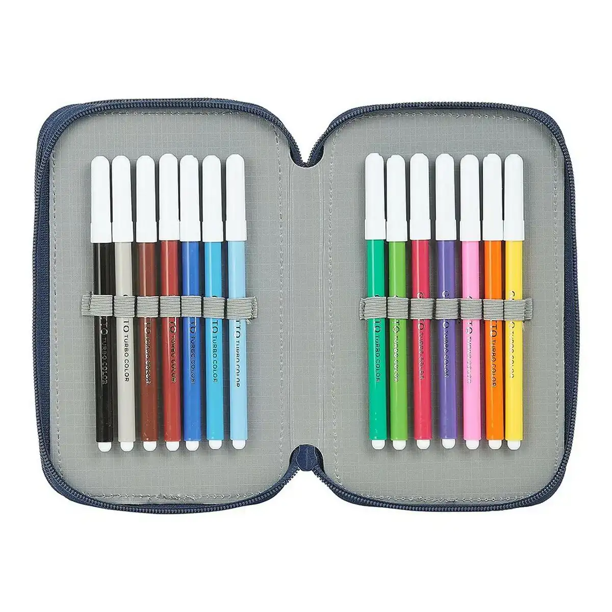 Pochette a crayons triple munich m854 blue marine 28 pieces 12 5 x 19 5 x 4 cm_5597. Bienvenue chez DIAYTAR COTE D'IVOIRE - Où Votre Shopping Prend Vie. Découvrez notre univers et dénichez des trésors qui ajoutent de la couleur à votre quotidien.