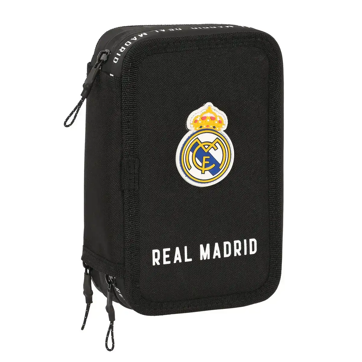 Pochette a crayons triple real madrid c f corporativa noir 12 5 x 20 5 x 6 cm 41 pieces _5586. DIAYTAR COTE D'IVOIRE - Là où Chaque Achat Contribue à un Rêve. Naviguez à travers notre boutique en ligne et soutenez des artisans talentueux tout en acquérant des trésors.