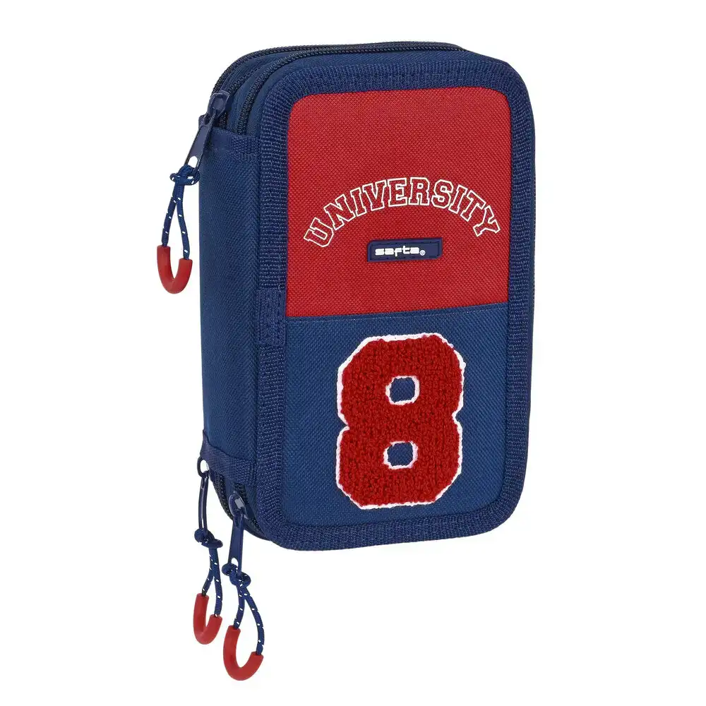 Pochette a crayons triple safta university rouge blue marine 36 pieces _3134. Bienvenue chez DIAYTAR COTE D'IVOIRE - Où Chaque Produit a son Histoire. Plongez dans notre sélection diversifiée et découvrez des articles qui racontent le riche patrimoine sénégalais.