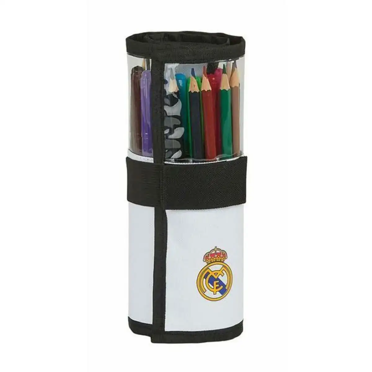 Pochette crayons real madrid c f 20 21 noir blanc 27 pieces 7 x 20 x 7 cm _4457. DIAYTAR COTE D'IVOIRE - Où la Qualité et la Diversité Fusionnent. Explorez notre boutique en ligne pour découvrir une gamme variée de produits qui incarnent l'excellence et l'authenticité.