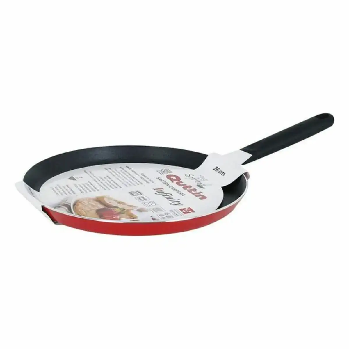 Poele a crepes quttin infinity rouge o 26 cm _3375. DIAYTAR COTE D'IVOIRE - Où Choisir est une Célébration de l'Artisanat Local. Découvrez notre boutique en ligne et choisissez des produits qui incarnent la passion des artisans sénégalais.