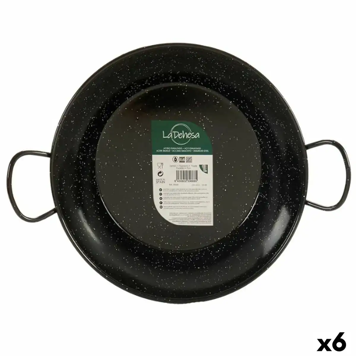 Poele a paella o 28 cm acier emaille_2258. DIAYTAR COTE D'IVOIRE - L'Essence de la Tradition et de la Modernité réunies. Explorez notre plateforme en ligne pour trouver des produits authentiques du Côte d'Ivoire, tout en découvrant les dernières tendances du monde moderne.