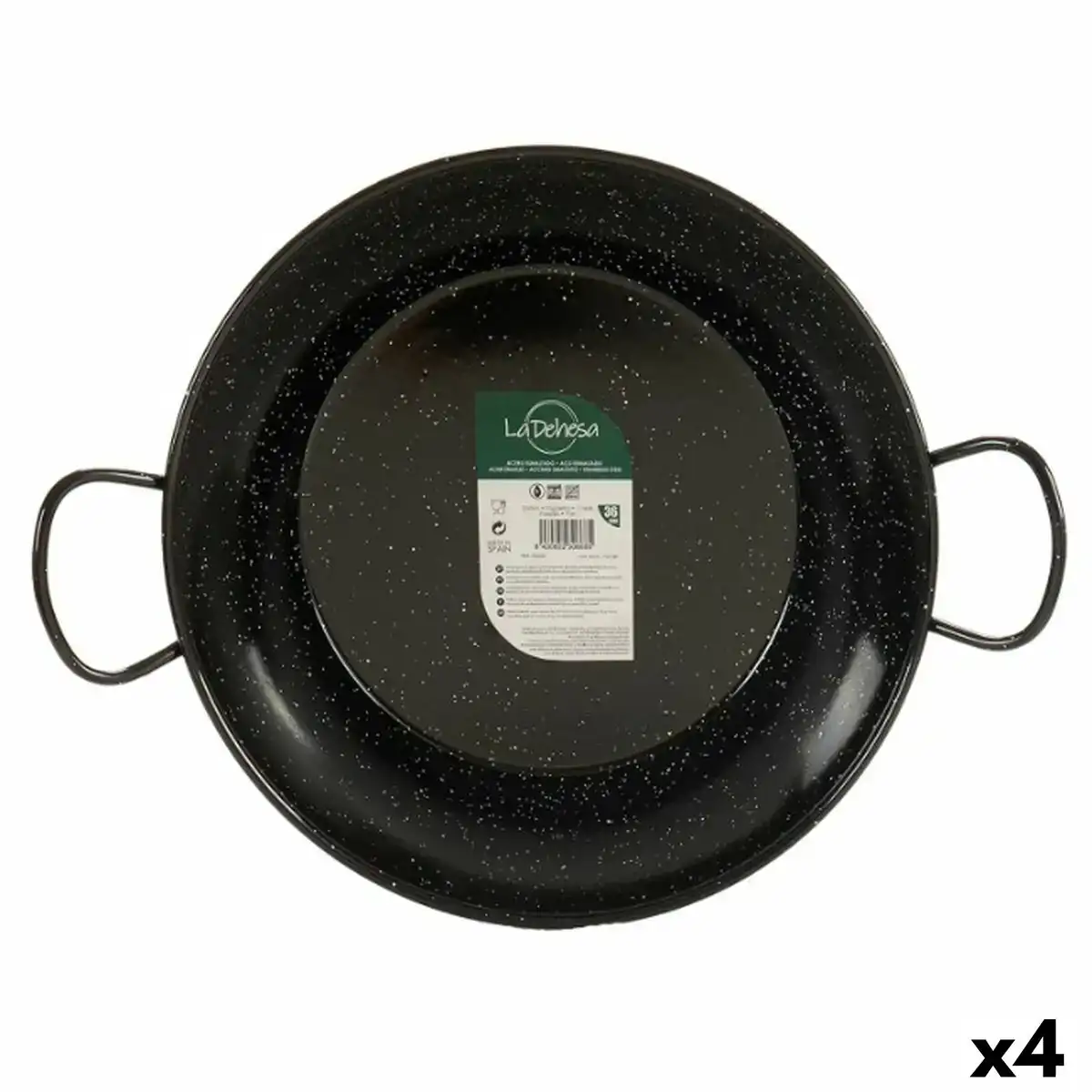 Poele a paella o 36 cm acier emaille 4 unites _1297. DIAYTAR COTE D'IVOIRE - L'Art de Magasiner sans Frontières. Parcourez notre vaste sélection d'articles et trouvez tout ce dont vous avez besoin, du chic à l'authentique, du moderne au traditionnel.