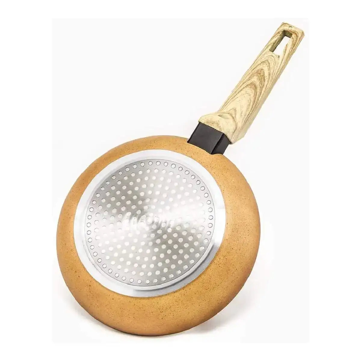 Poele amercook terracotta 28 cm_4452. Bienvenue chez DIAYTAR COTE D'IVOIRE - Là où les Désirs Prendent Vie. Explorez notre boutique en ligne et laissez-vous séduire par des articles qui font écho à vos aspirations et à votre style unique.