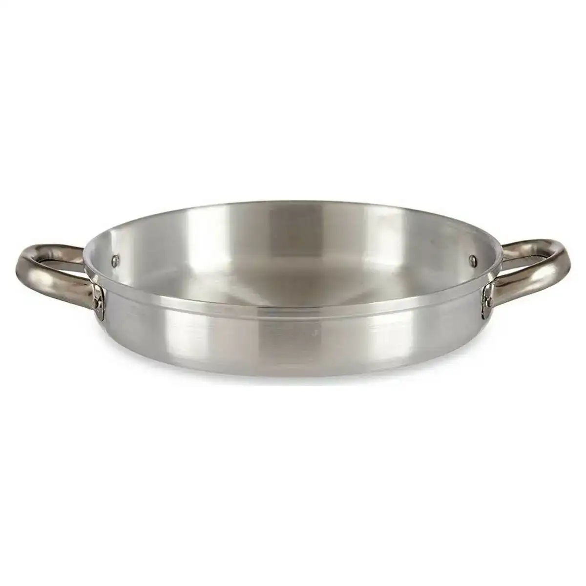 Poele creuse avec anses argente aluminium 25 x 5 x 33 cm _8373. DIAYTAR COTE D'IVOIRE - Votre Destination pour un Shopping Éclairé. Parcourez notre boutique en ligne pour découvrir des produits de qualité qui embelliront votre quotidien.