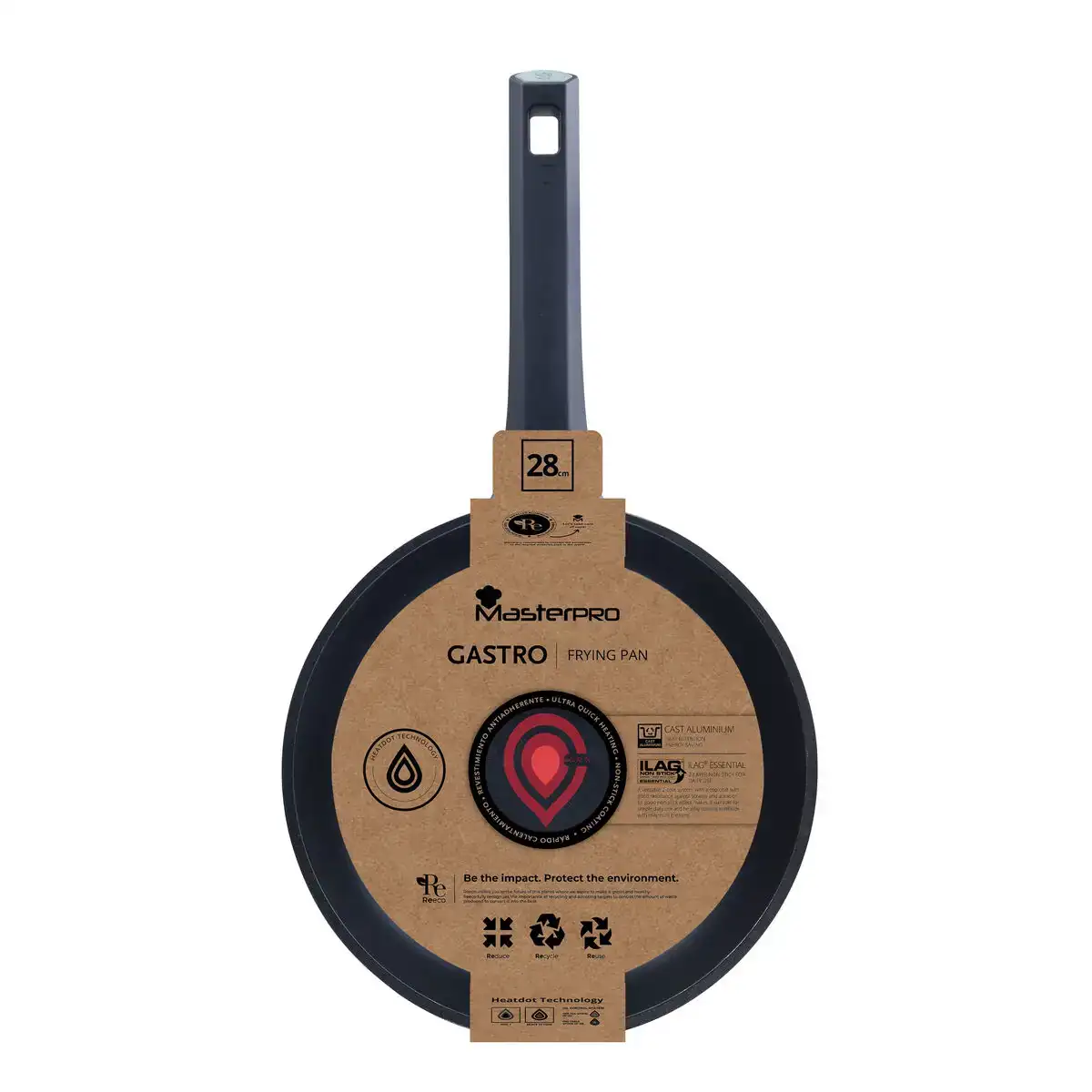 Poele masterpro gastro reeco mp noir aluminium o 28 cm_8672. DIAYTAR COTE D'IVOIRE - Votre Destination pour un Shopping Unique. Parcourez notre catalogue et trouvez des articles qui expriment votre singularité et votre style.