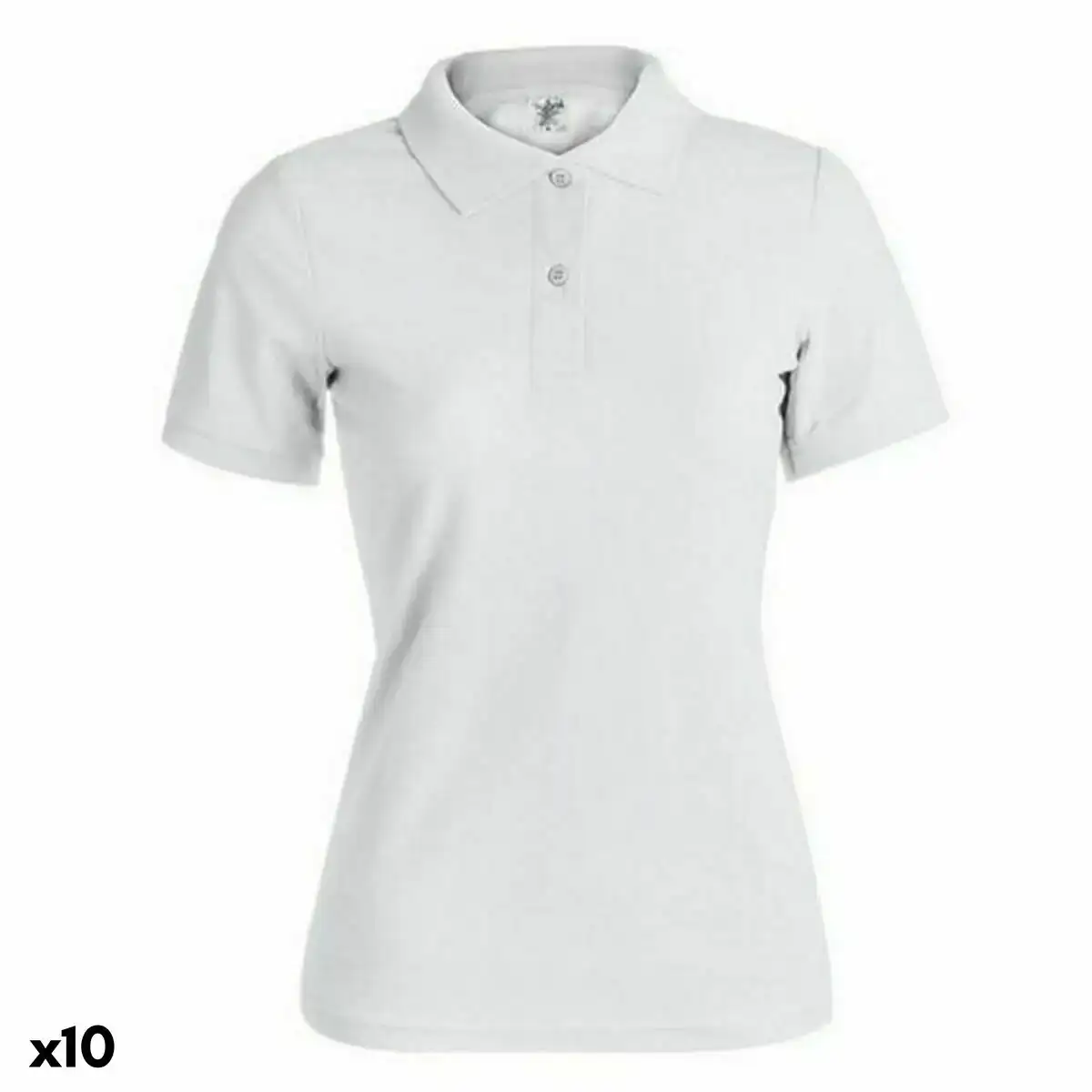 Polo a manches courtes femme 145871 blanc 10 unites _5154. DIAYTAR COTE D'IVOIRE - Où Choisir est une Célébration. Découvrez notre sélection de produits qui représentent la diversité et la joie du Côte d'Ivoire, à chaque étape de votre vie.