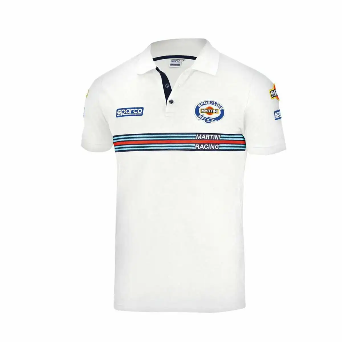 Polo a manches courtes homme sparco martini racing blanc_5152. DIAYTAR COTE D'IVOIRE - Votre Destination Shopping Exquise. Explorez notre boutique en ligne et découvrez des trésors qui ajoutent une touche de sophistication à votre style et à votre espace.