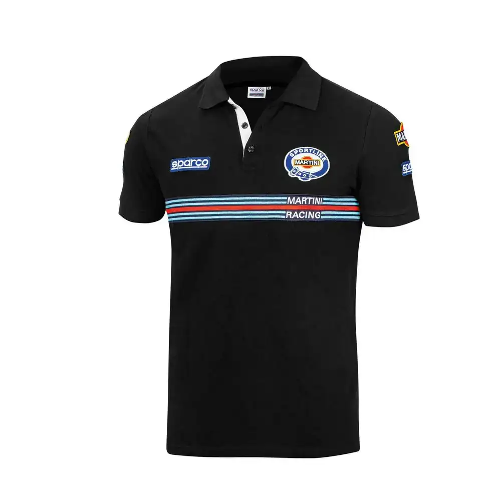 Polo a manches courtes homme sparco martini racing noir_2256. DIAYTAR COTE D'IVOIRE - Votre Passage vers le Chic et l'Élégance. Naviguez à travers notre boutique en ligne pour trouver des produits qui ajoutent une touche sophistiquée à votre style.