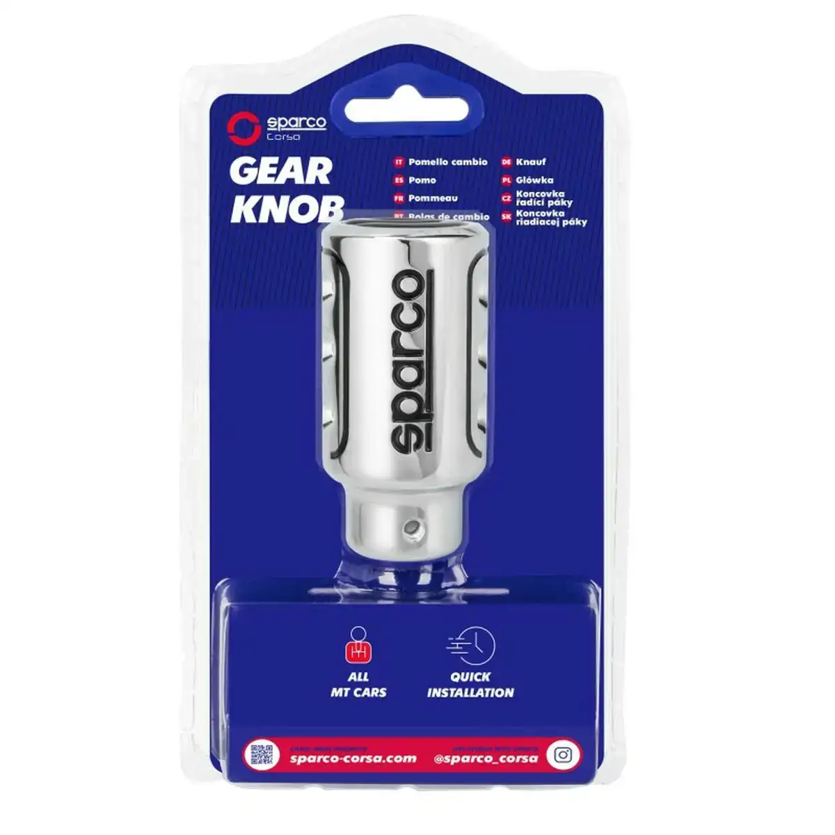 Pommeau de levier de vitesse sparco spc109ch argent_4204. Entrez dans le Monde de DIAYTAR COTE D'IVOIRE - Où Chaque Produit Raconte une Histoire Unique. Explorez notre sélection et laissez-vous transporter par des récits à travers les articles que vous choisissez.