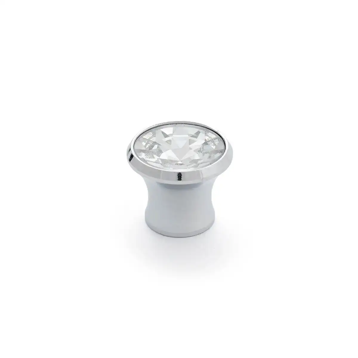 Pommeau rei 943 rond chrome verre aluminium 4 unites o 27 x 23 mm _1660. DIAYTAR COTE D'IVOIRE - Là où Vos Rêves Prendent Forme. Plongez dans notre catalogue diversifié et trouvez des produits qui enrichiront votre quotidien, du pratique à l'exceptionnel.
