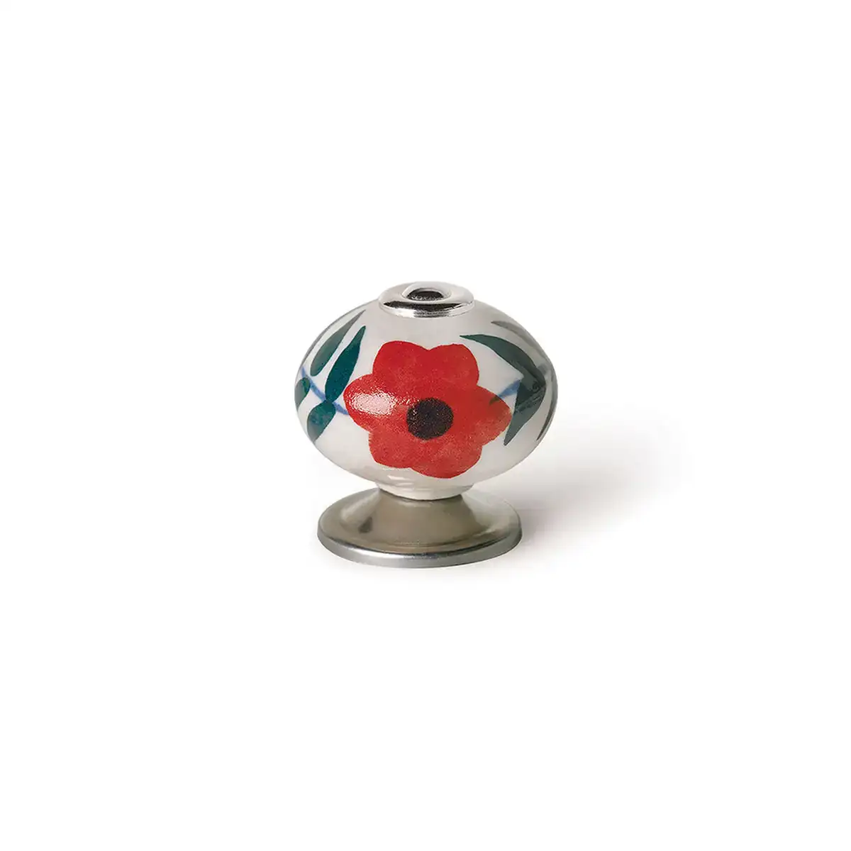 Pommeau rei e500 rond rouge fleur porcelaine metal 4 unites o 40 x 36 mm _1026. DIAYTAR COTE D'IVOIRE - Là où Chaque Produit Est une Trouvaille. Parcourez notre catalogue diversifié et découvrez des articles qui enrichiront votre quotidien, du pratique à l'insolite.