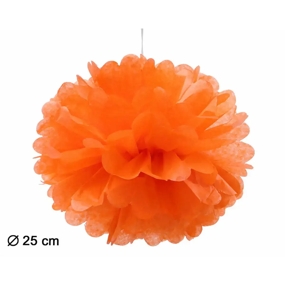 Pompons orange o 25 cm_9452. Entrez dans l'Univers de DIAYTAR COTE D'IVOIRE - Où l'Élégance et la Variété se Rencontrent. Parcourez notre catalogue pour dénicher des articles qui ajoutent une touche d'élégance à votre vie.