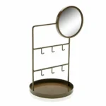 Porte bijoux versa miroir metal_4336. Entrez dans le Monde de DIAYTAR COTE D'IVOIRE - Où la Satisfaction est la Priorité. Explorez notre sélection pensée pour vous offrir une expérience de shopping qui va au-delà de vos attentes.