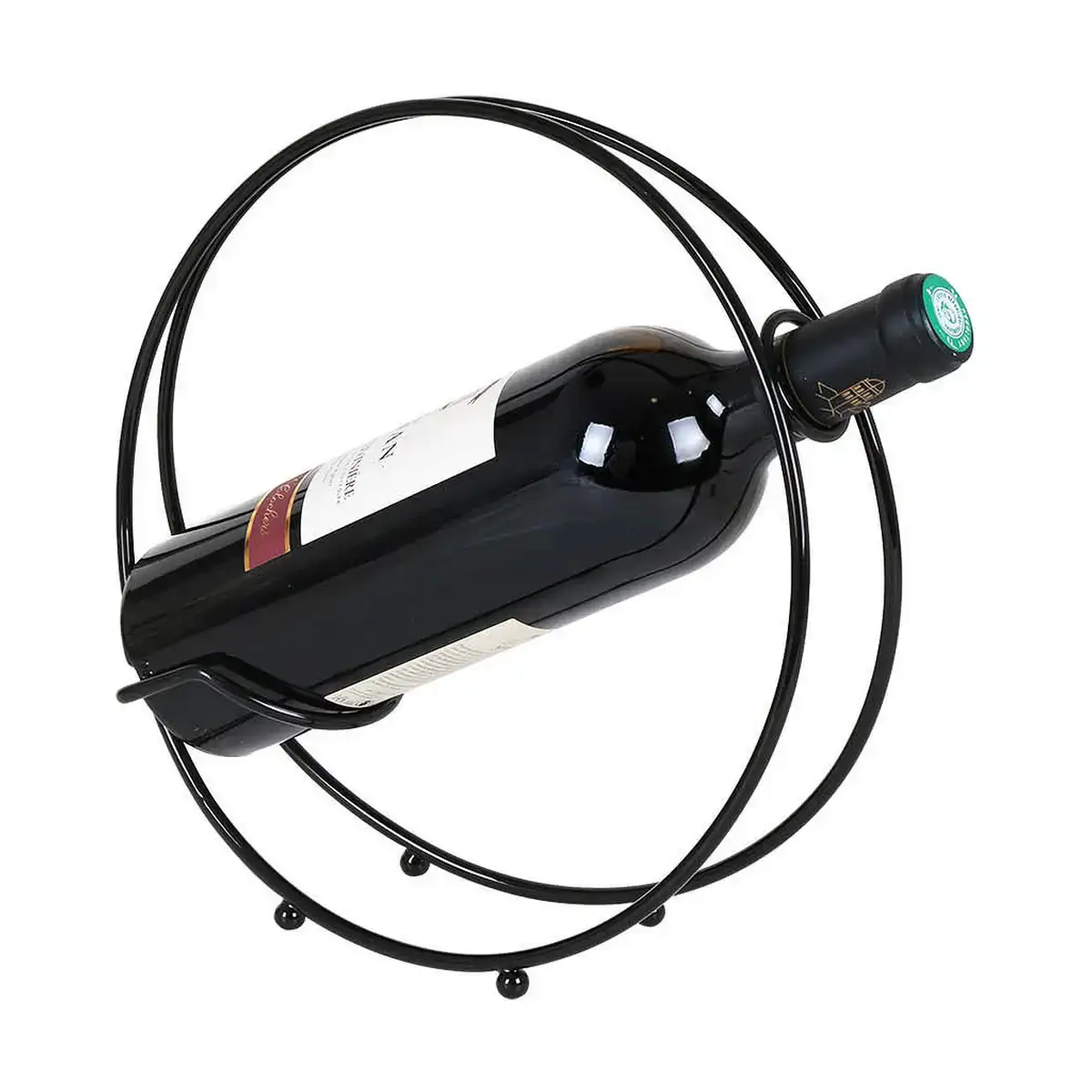 Porte bouteilles inde noir 26 5 x 26 5 x 7 cm_8159. DIAYTAR COTE D'IVOIRE - L'Art de Vivre l'Élégance Accessible. Parcourez notre gamme variée et choisissez des produits qui ajoutent une touche de sophistication à votre style.