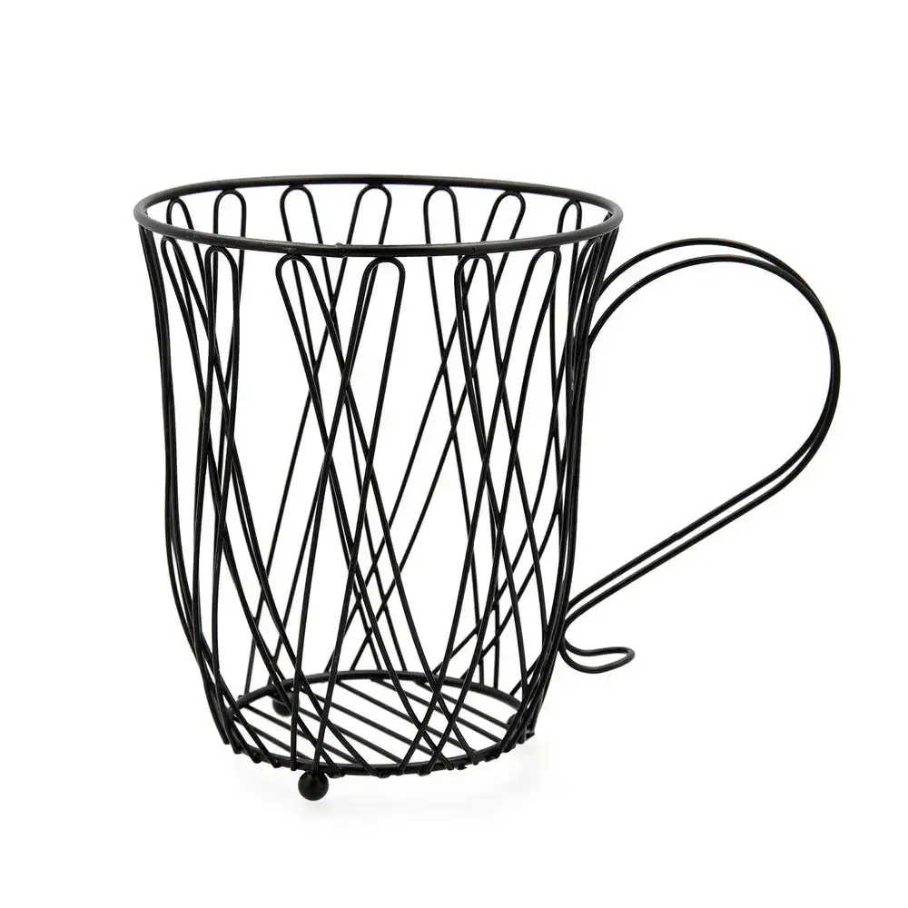 Porte capsules quid tasse metal 23 x 15 x 18 cm _7603. DIAYTAR COTE D'IVOIRE - L'Art de Vivre avec Authenticité. Explorez notre gamme de produits artisanaux et découvrez des articles qui apportent une touche unique à votre vie.