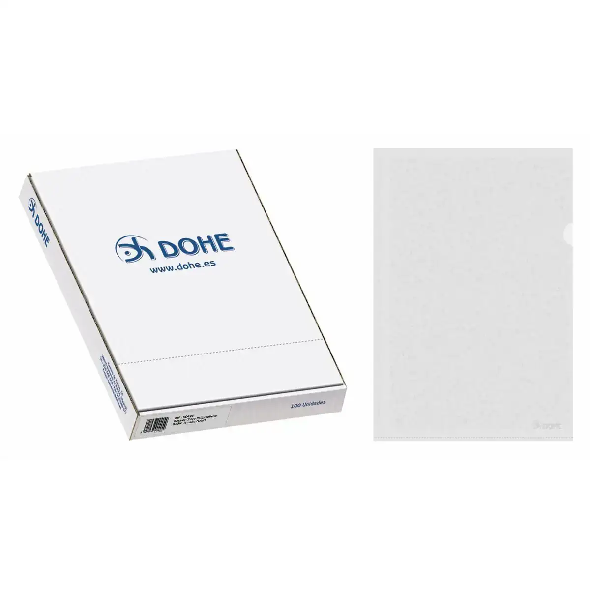 Porte documents dohe transparent din a4 100 unites _8064. DIAYTAR COTE D'IVOIRE - Où l'Élégance Rencontré l'Accessibilité. Parcourez notre catalogue et trouvez des produits qui apportent une touche de sophistication à votre vie quotidienne sans compromettre votre budget.